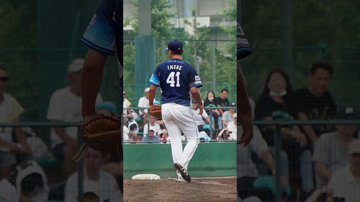 2023.07.15 千葉ロッテ-埼玉西武(ロッテ浦和) 井上広輝 投球シーン