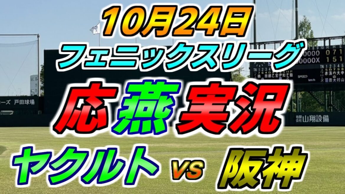 フェニックスリーグ応燕実況【ヤクルトスワローズ×阪神タイガース】2024.10.24 ＠ 西都原運動公園野球場