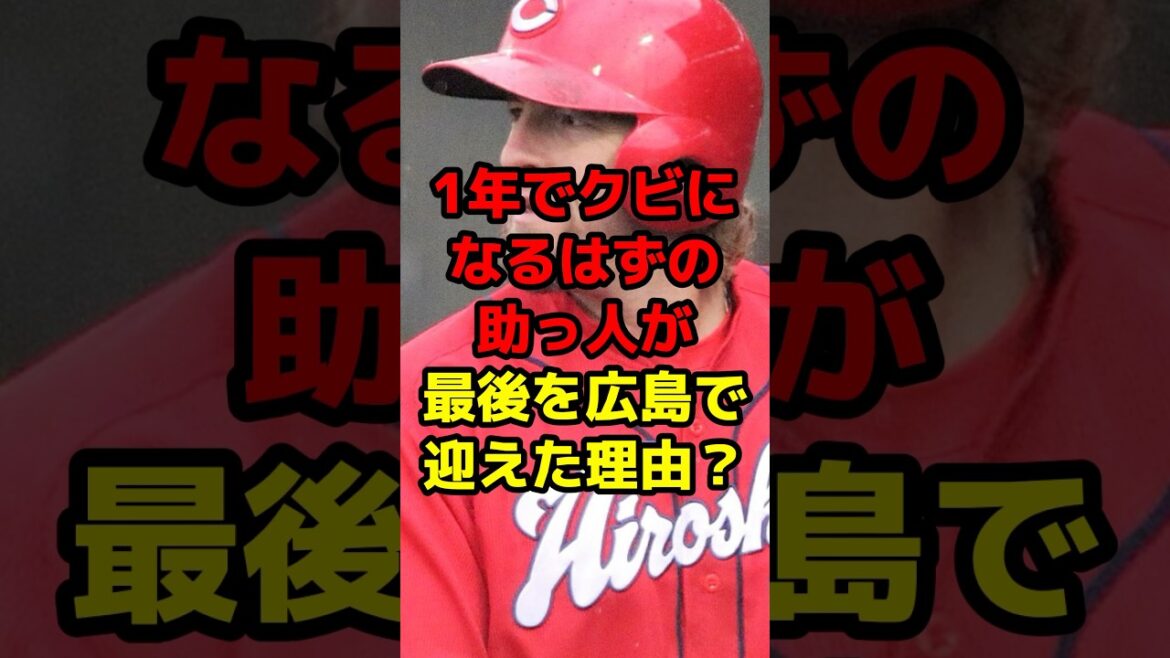 1年でクビになるはずの助っ人が最後を広島で迎えた理由？#shorts #野球 #プロ野球 #助っ人外国人 #広島 #愛情 #ふるさと