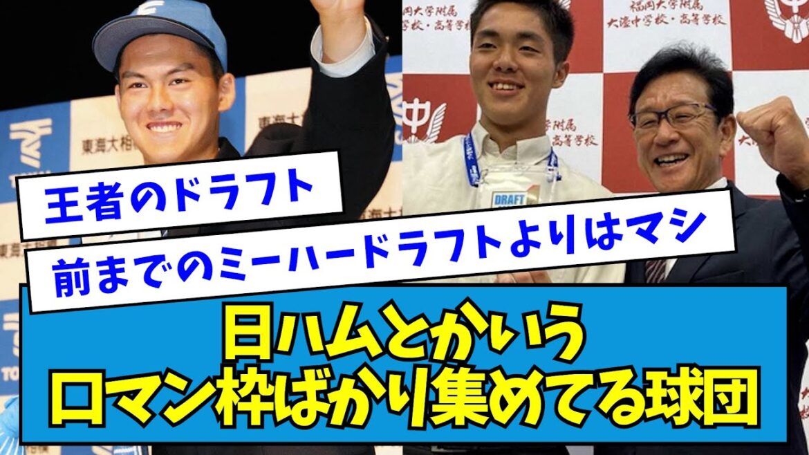 【草】日ハムとかいう口マン枠ばかり集めてる球団wwwww【なんJ反応】 【草】日ハムとかいう口マン枠ばかり集めてる球団wwwww【なんJ反応】