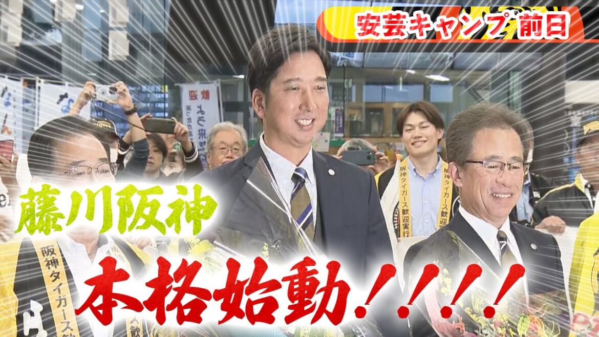 秋季キャンプ前日　虎戦士が続々高知入り