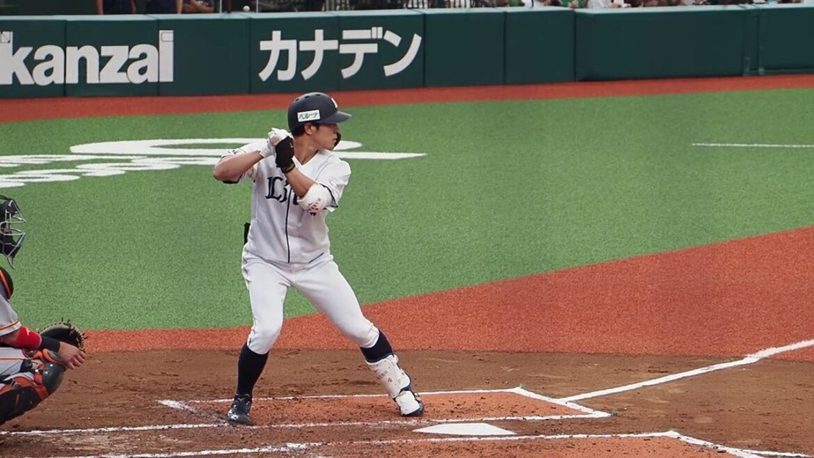 2023.06.24 埼玉西武-読売(ベルーナドーム) 山野辺翔 打席シーン
