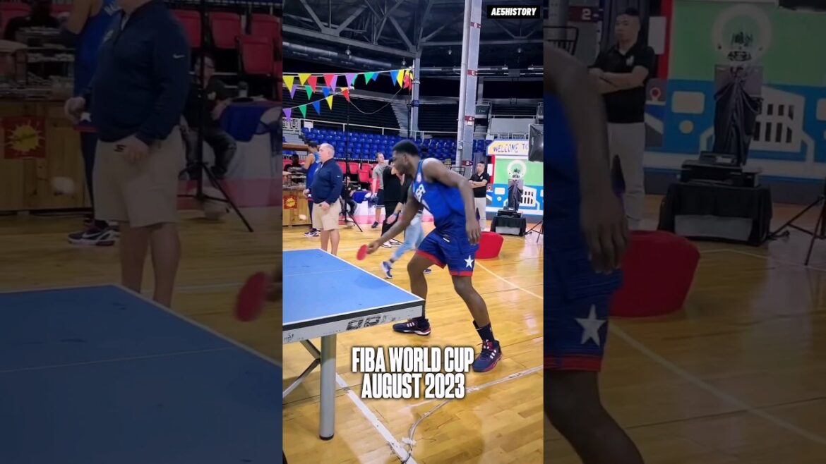 Anthony Edwards vs Team USA Table Tenis will be epic