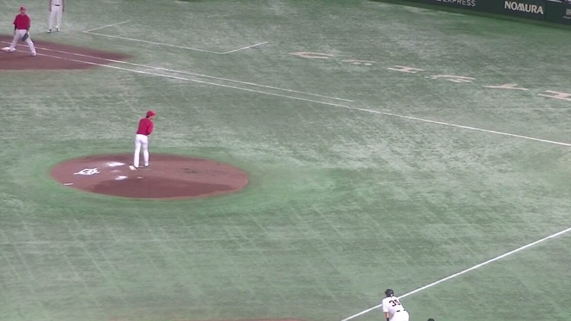 モンテスを三振にとる森浦大輔（2024年8月20日 読売ジャイアンツ 対 広島カープ）