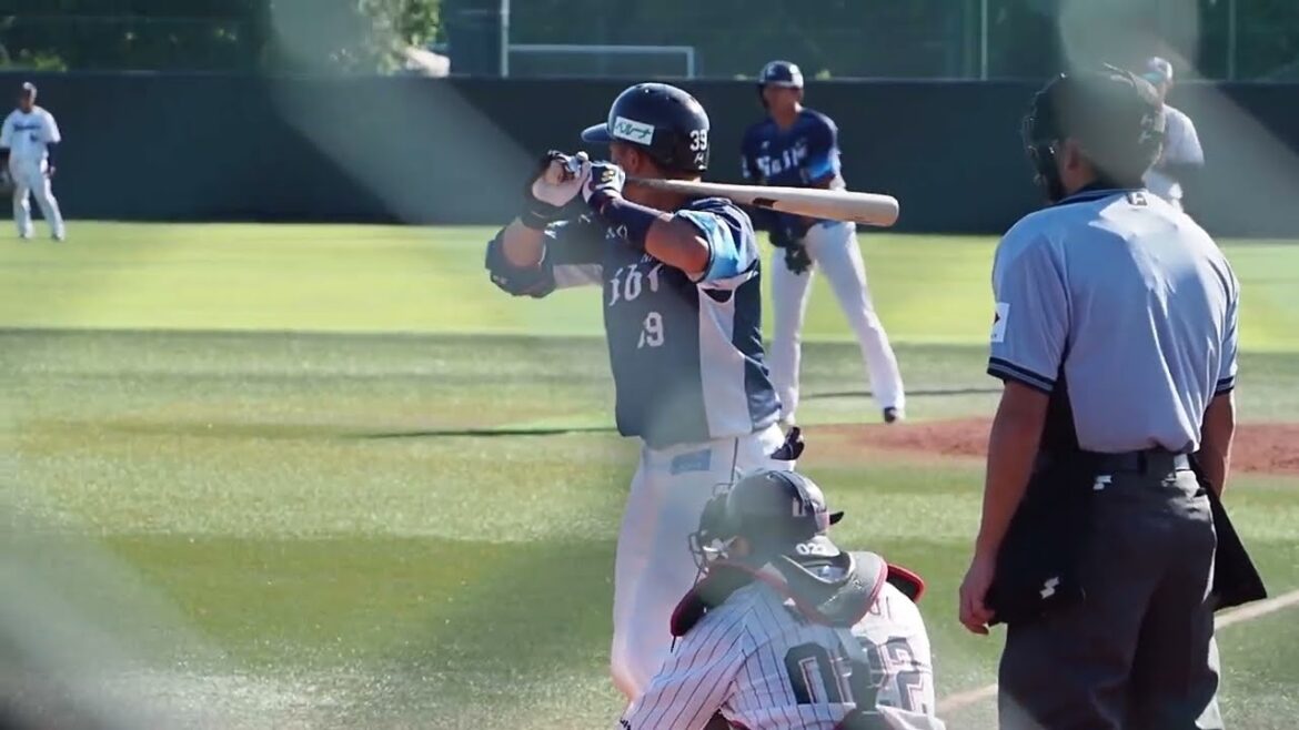 2023.06.17 東京ヤクルト-埼玉西武(戸田球場) 呉念庭 打席シーン