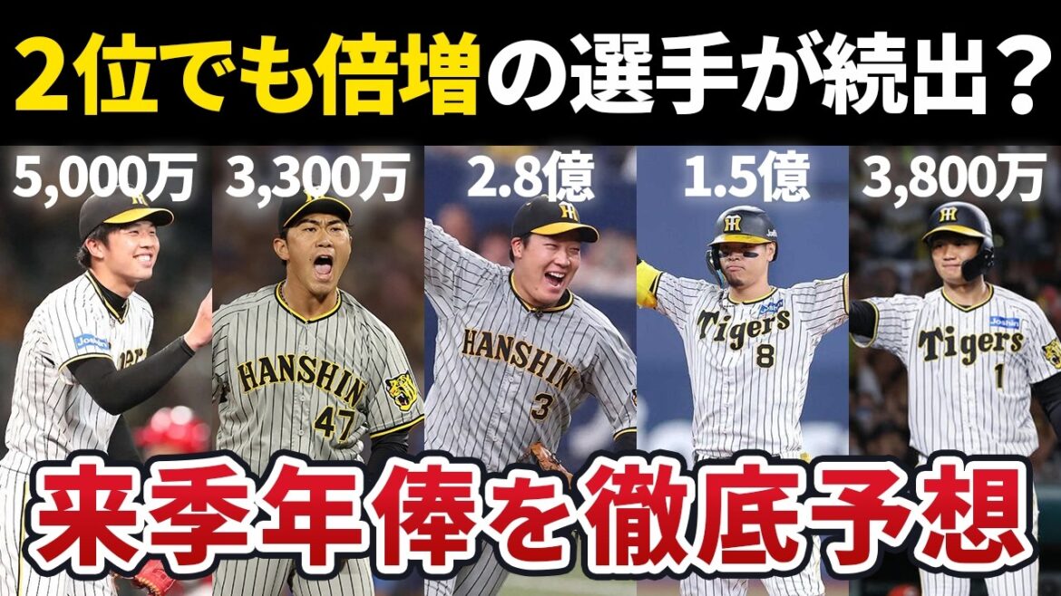 【FA組は複数年の大型契約?】連覇を逃した阪神“46選手”の来シーズン年俸を徹底予想【阪神タイガース】 【FA組は複数年の大型契約?】連覇を逃した阪神“46選手”の来シーズン年俸を徹底予想【阪神タイガース】