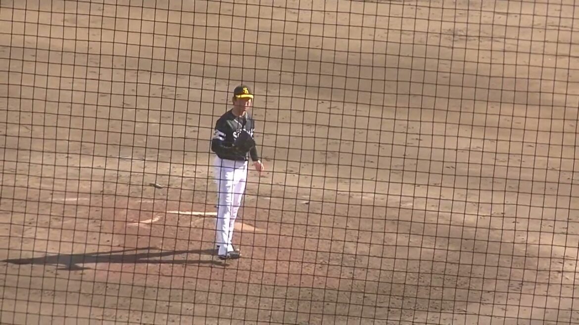 ホークス渡邊佑樹のピッチングフォーム2024年9月2日