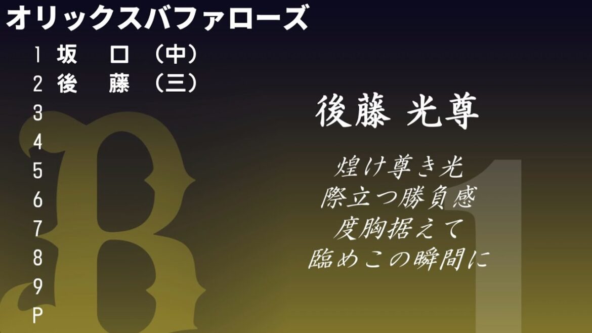 【重音テト】私的オリックスバファローズ応援歌1-9