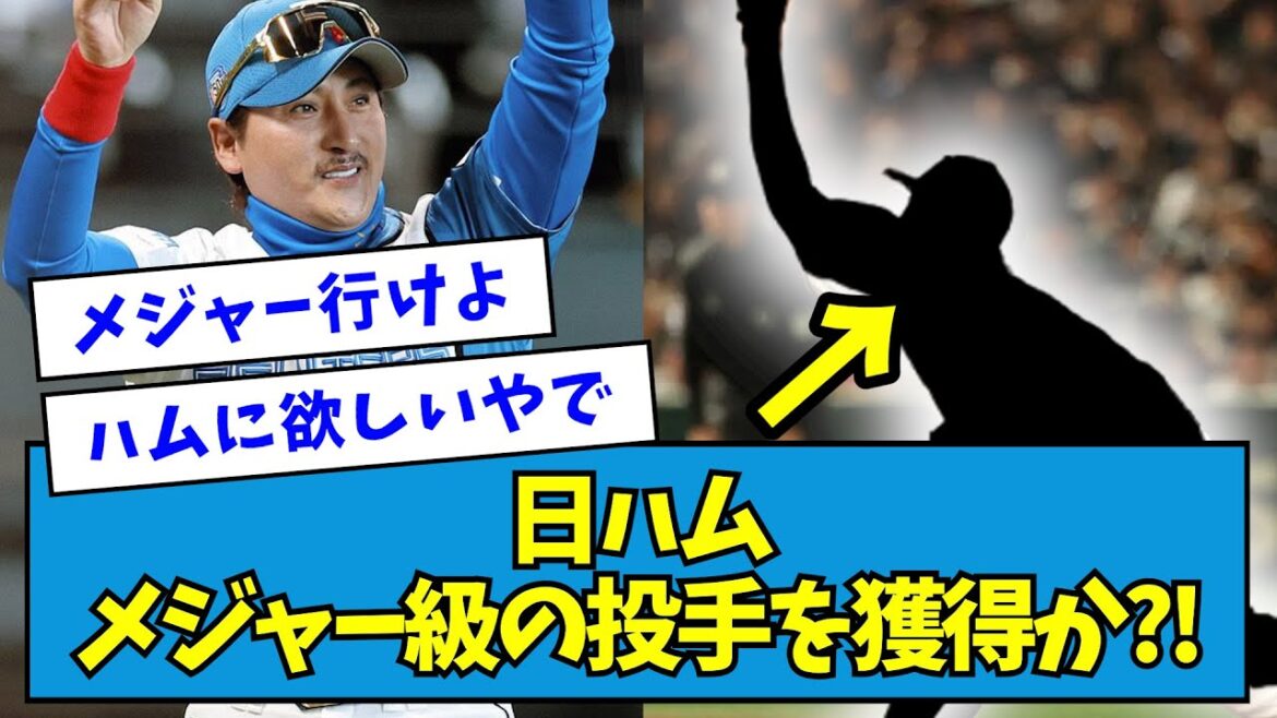 【朗報】日ハム、メジャー級の投手を獲得か?! wwwww【なんJ反応】