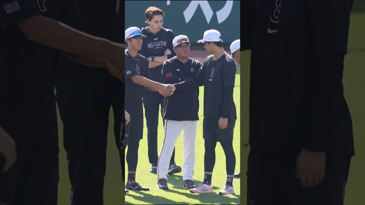 【巨人】おかえり直江大輔選手！　#shorts #baseball #sports #ジャイアンツ #巨人 #プロ野球