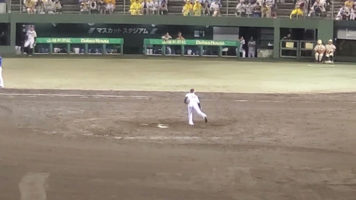 20240625　漆原大晟が登板！　9回表　阪神ﾀｲｶﾞｰｽ@岡山･倉敷ﾏｽｶｯﾄｽﾀｼﾞｱﾑ 外野ﾚﾌﾄ