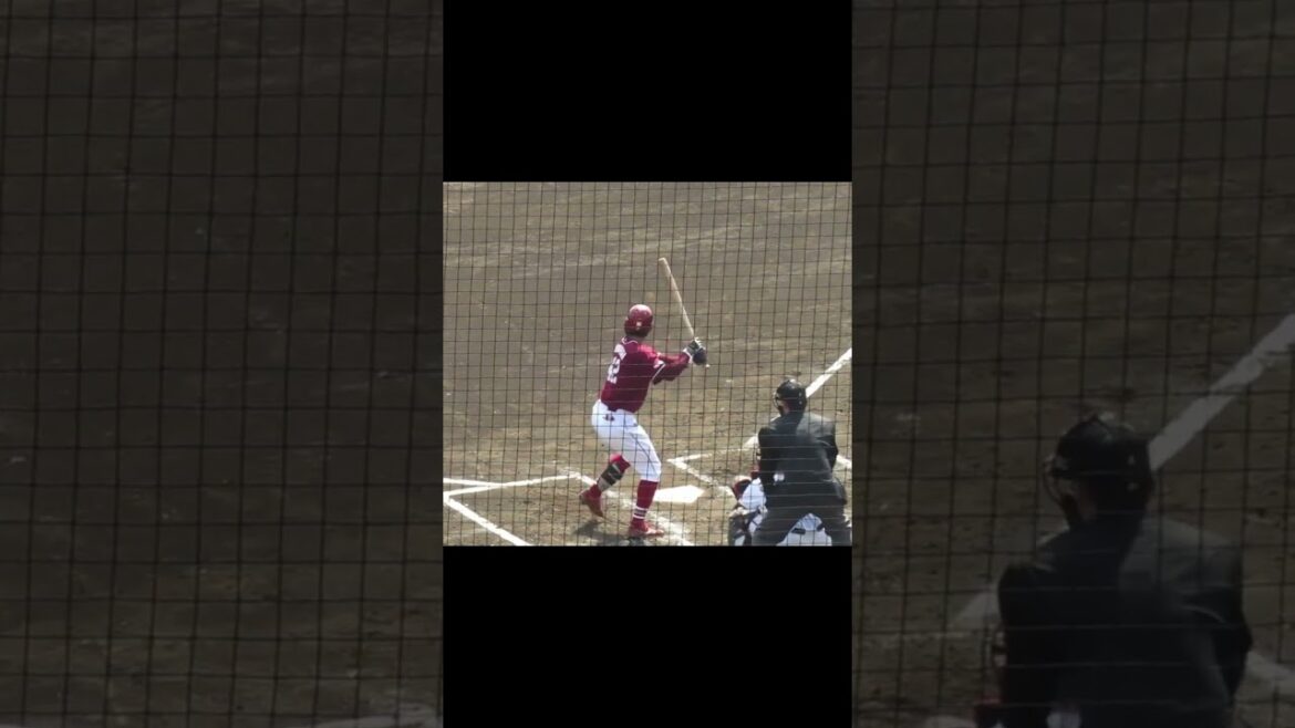 【楽天】柳澤大空バッティングフォーム［ 読売ジャイアンツ対 東北楽天ゴールデンイーグルス 2024年3月16日］