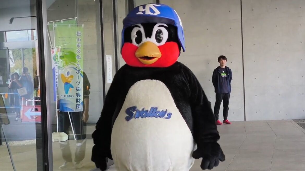 東京ヤクルトスワローズ松山秋季キャンプ2024 つば九郎写真撮影会(2回目) 2024 11/4