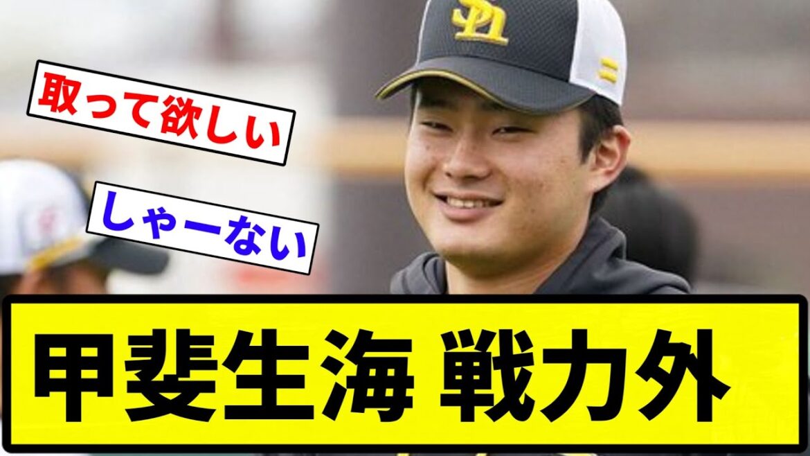 【戦力外】甲斐生海 戦力外【プロ野球反応集】【1分動画】【プロ野球反応集】 【戦力外】甲斐生海 戦力外【プロ野球反応集】【1分動画】【プロ野球反応集】