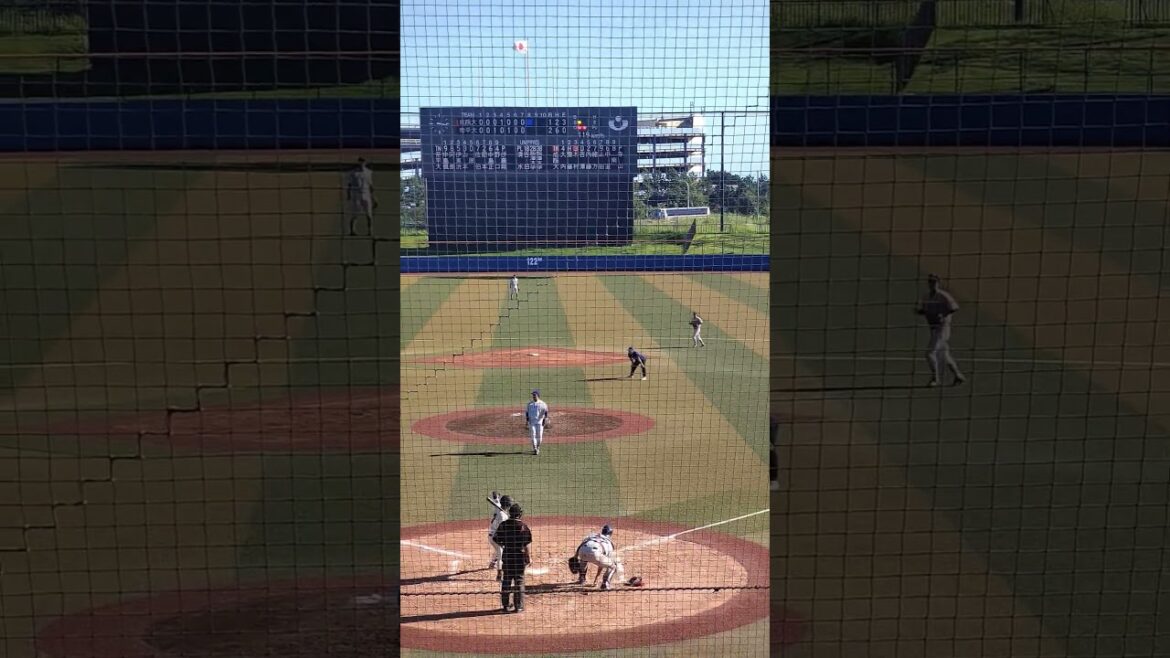 帝京平成大学 伊藤翔音投手（千葉黎明高等学校）VS 成蹊大学 木村颯介内野手（日本大学鶴丘高等学校）