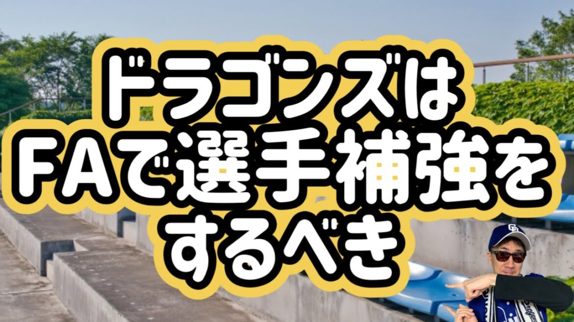 【中日ドラゴンズ】2025年優勝に向けて今年はFA補強をして欲しいです!! 【中日ドラゴンズ】2025年優勝に向けて今年はFA補強をして欲しいです!!