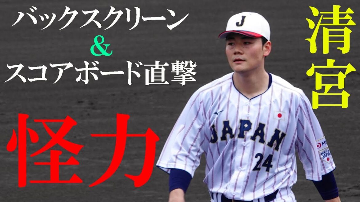 侍ジャパン清宮幸太郎フリー打撃（2024 1031）