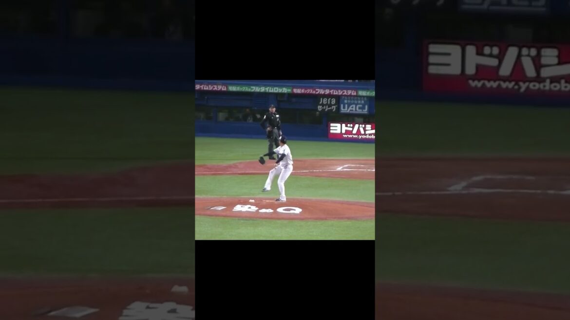 【野球選手フォーム集】山本大貴の投球フォーム（2024年4月11日 ヤクルトスワローズ 対 読売ジャイアンツ）