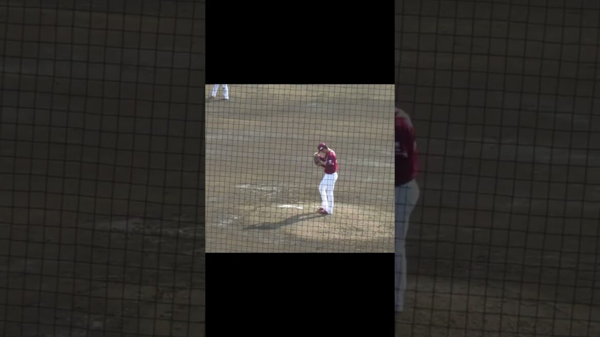 楽天 宮森智志ピッチングフォーム［ 読売ジャイアンツ対 東北楽天ゴールデンイーグルス 2024年3月16日］ #投球フォーム