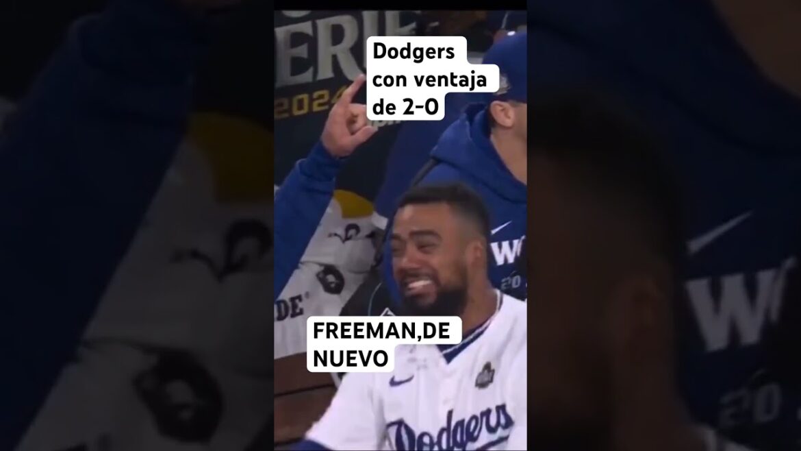 Freeman habían pasado 41 días sin HR,en Serie Mundial ya ha pegado 2 en 24hrs.Dodgers adelante 2-0.
