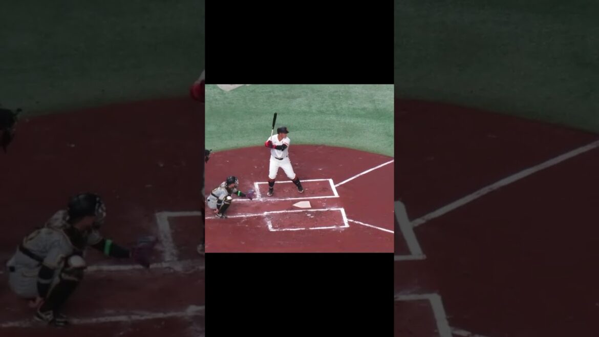 【ジャイアンツ】岡本和真2024開幕時バッティングフォーム2024年3月29日 読売ジャイアンツ対 阪神タイガース #岡本和真