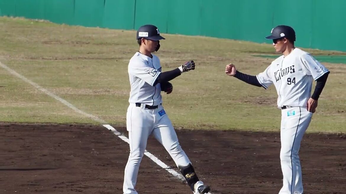 2024.03.30 埼玉西武-明治学院大学(カーミニーク) 川野涼多 打席シーン