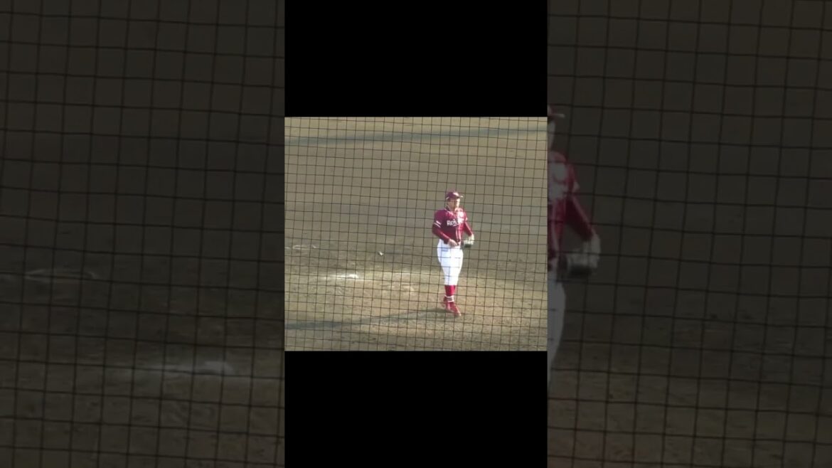 楽天 津留崎大成ピッチングフォーム［ 読売ジャイアンツ対 東北楽天ゴールデンイーグルス 2024年3月16日］ #baseball