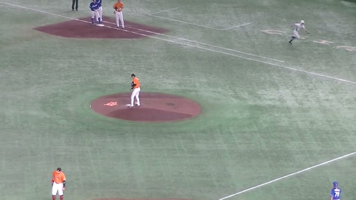 岡林勇希 川越誠司の連続ヒットで無死二、三塁（2024年8月23日 読売ジャイアンツ 対 中日ドラゴンズ）