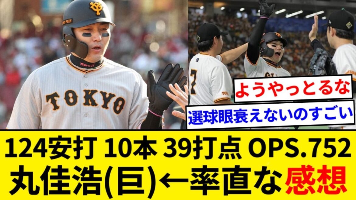 丸佳浩(巨)←こいつの率直な感想【なんJまとめ】【なんGまとめ】