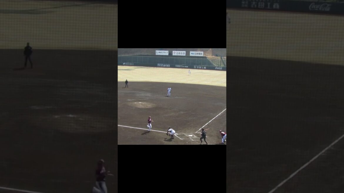 楽天 渡邊佳明が4番の仕事 レフトへ先制タイムリーヒット［ 読売ジャイアンツ対 東北楽天ゴールデンイーグルス 2024年3月16日］ #渡邊佳明 #野球