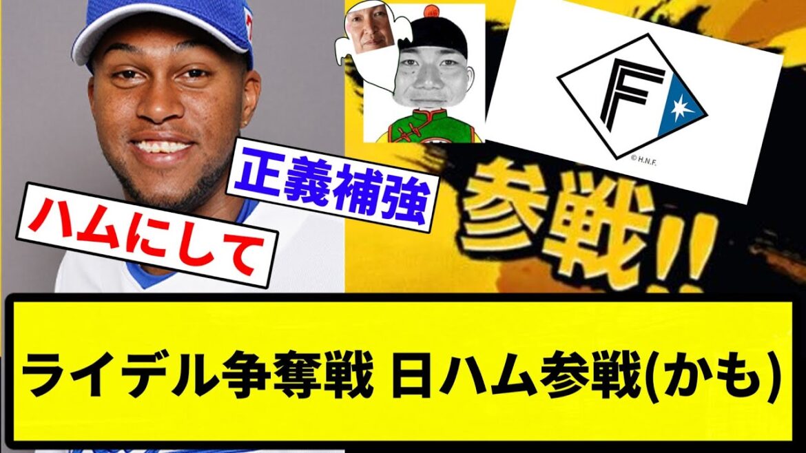 【ソース激弱】ライデル争奪戦 日ハム参戦(かも)【プロ野球反応集】【1分動画】【プロ野球反応集】