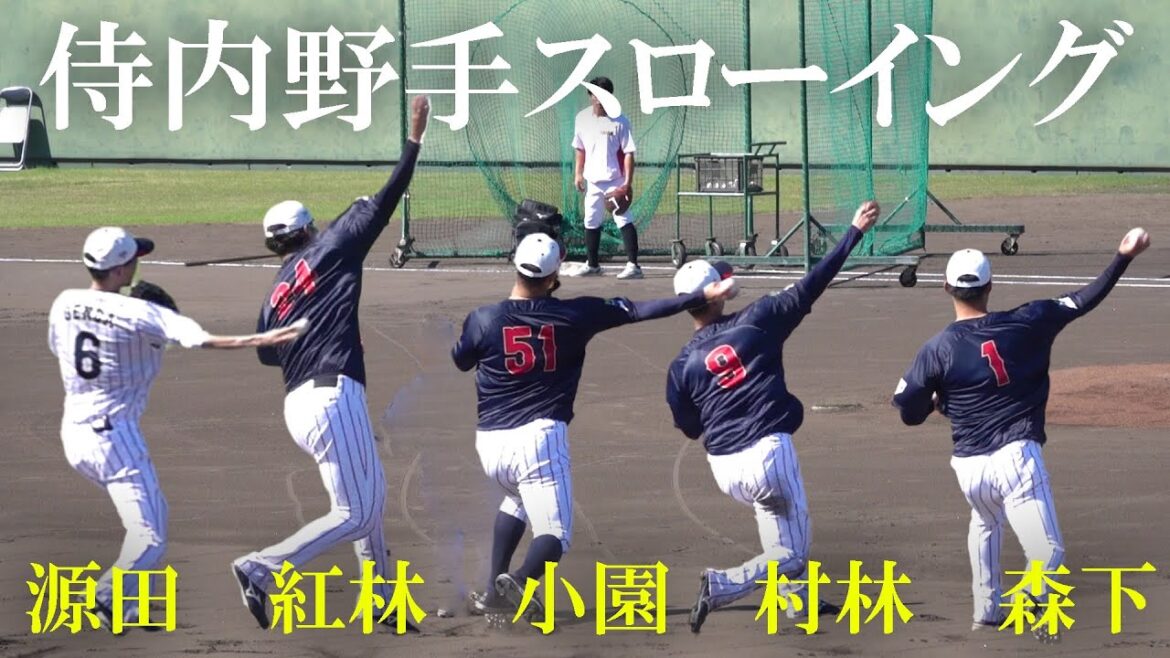 侍ジャパン内野手スローイング（2024 1106）