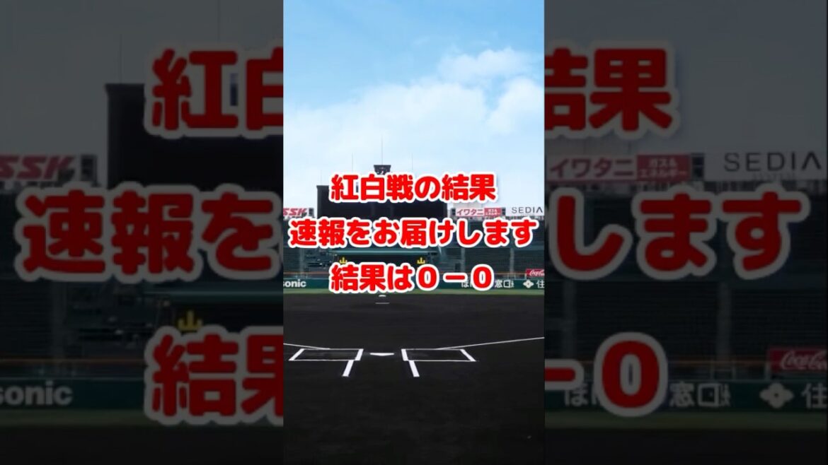 阪神タイガース秋季キャンプ結果速報・活躍した選手の内容を纏めてお届け #藤川球児 #阪神 #プロ野球 #阪神 #阪神タイガース