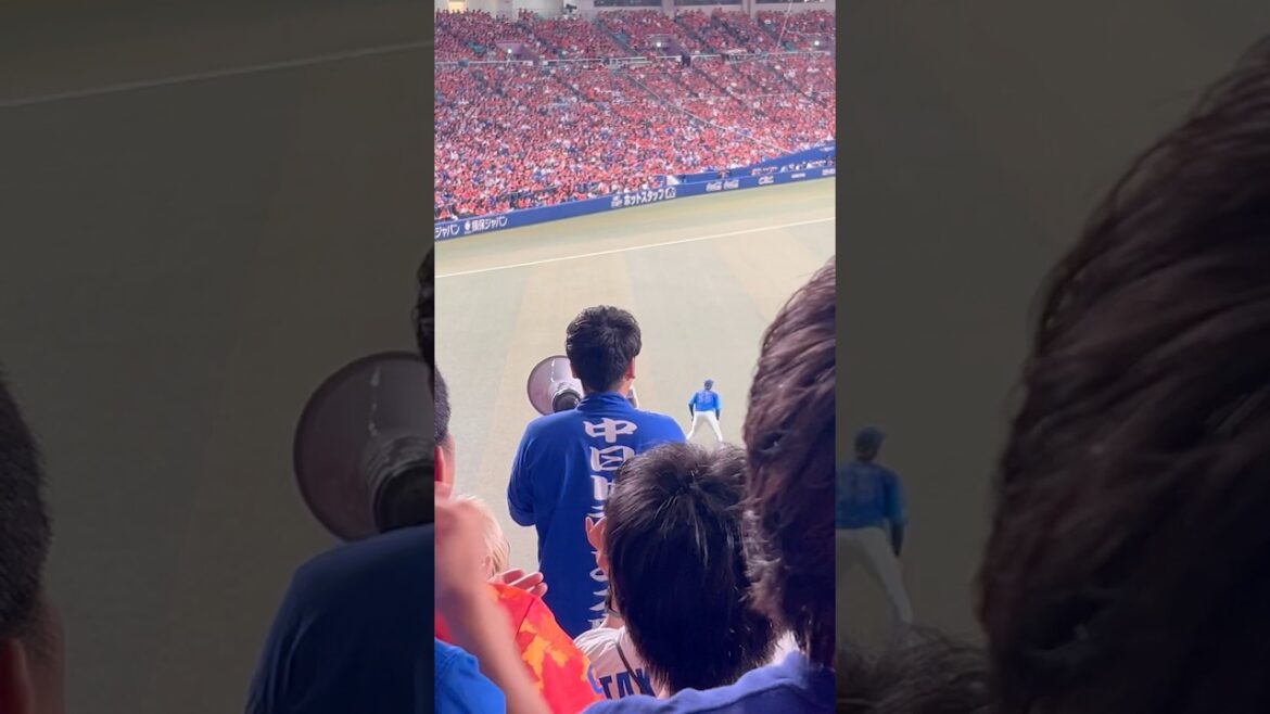 オレンジ中日最終戦💫後藤駿太🔥応援歌✨2024.10.6 ナゴヤドームライトドラゴンズ応援✨️DeNA最終戦敗れ😵60勝75敗8分け3年連続💦最下位確定😰#立浪 #中日 #駿太