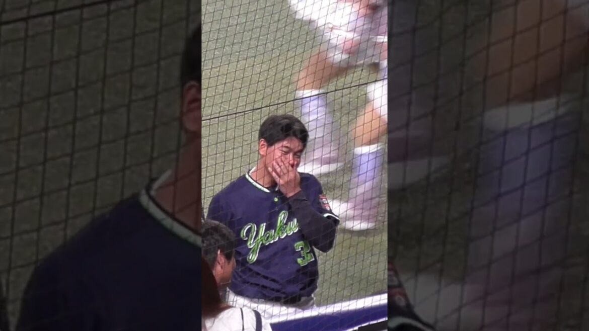 松本 直樹 捕手　思わず和まされる笑顔　#東京ヤクルトスワローズ #shorts