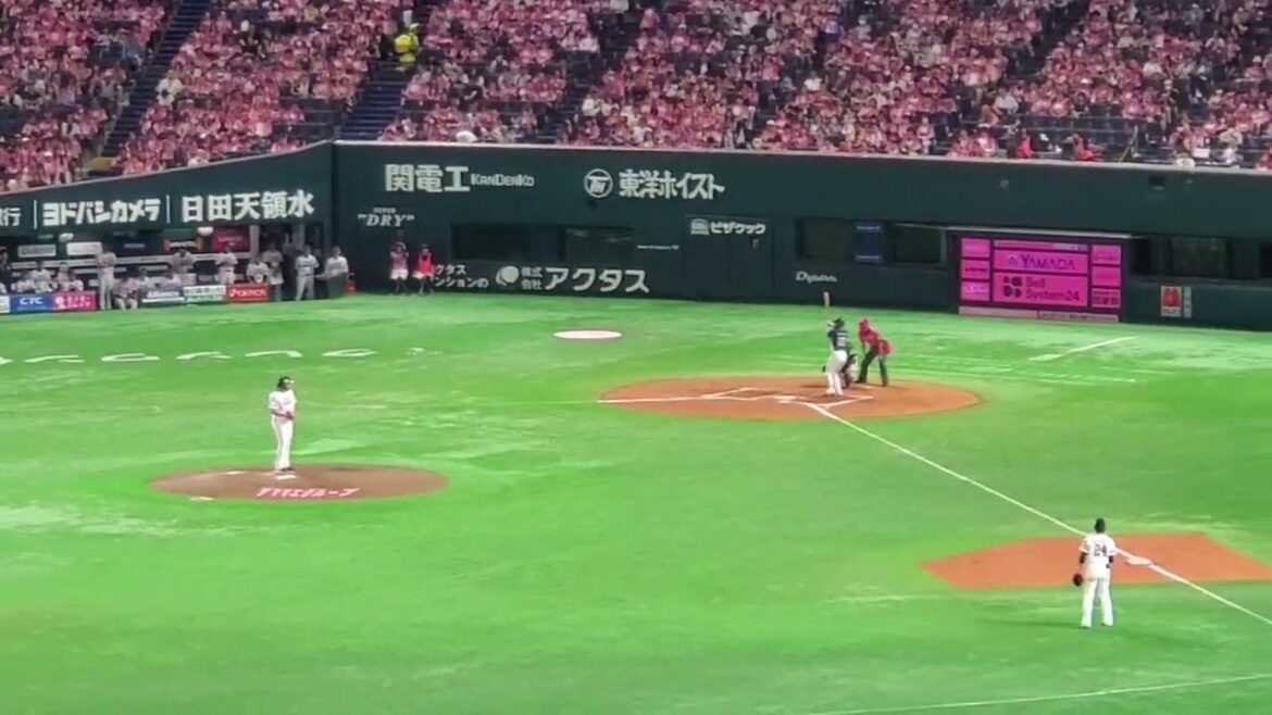 20240518　さあ漕ぎ出そうぜ♪【佐藤龍世 応援歌】9回表　埼玉西武ﾗｲｵﾝｽﾞ@みずほPayPayﾄﾞｰﾑ福岡･外野ﾚﾌﾄ ﾋﾟﾝｸﾌﾙﾃﾞｰ