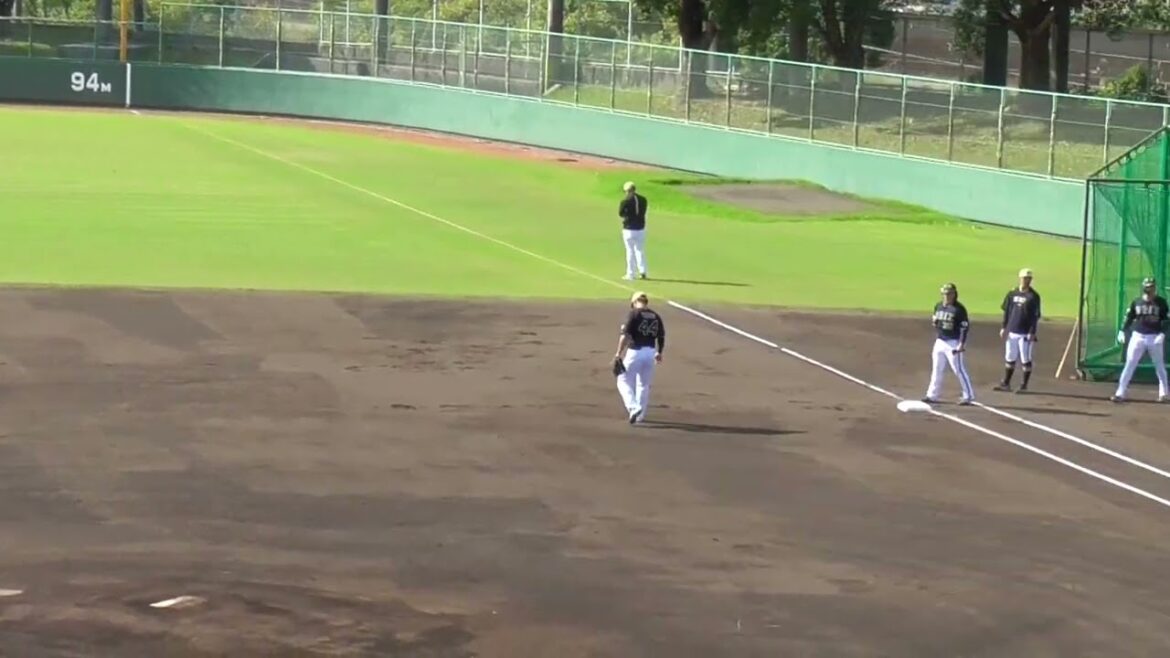 【プロ野球】2024.11.8　オリックス　秋季キャンプ　『野手　総合練習・守備』