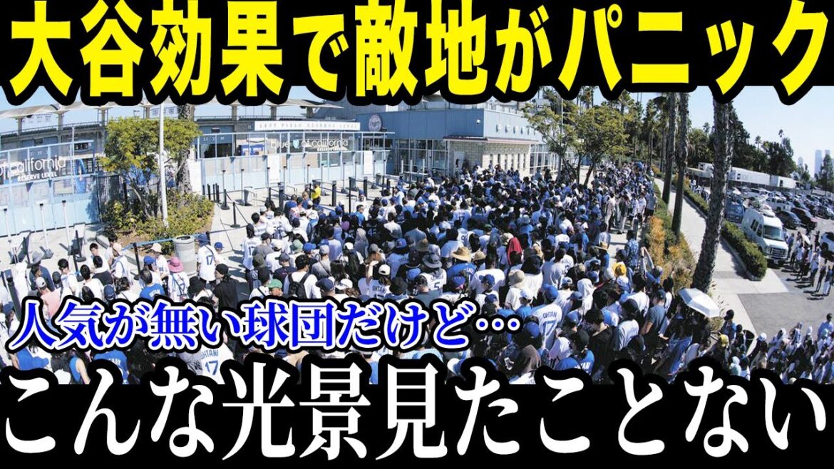 大谷の集客力で最下位球団を救う！？「こんな光景見たことない」大谷の異常すぎる効果で観客動員数が異常事態に！【最新/MLB/大谷翔平】【総集編】