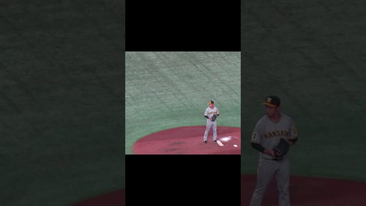 【タイガース】島本浩也のピッチングフォーム2024年3月29日 読売ジャイアンツ対 阪神タイガース　#島本浩也