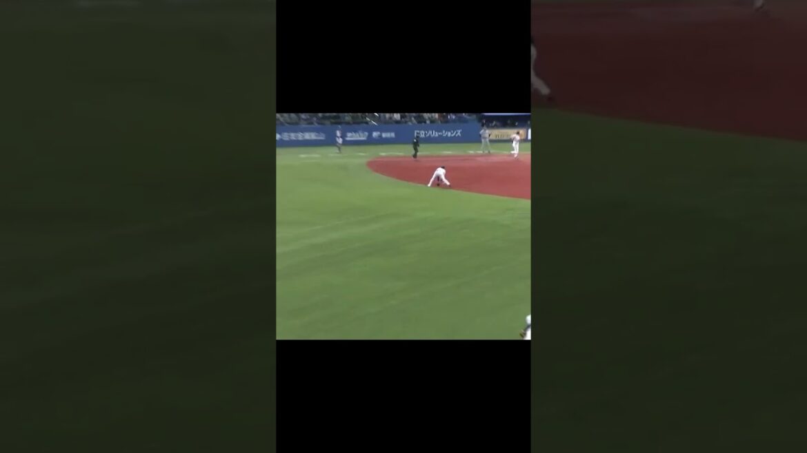 吉川尚輝の打球 武岡龍世が華麗なプレー（2024年4月11日 ヤクルトスワローズ 対 読売ジャイアンツ） #武岡龍聖 #プロ野球