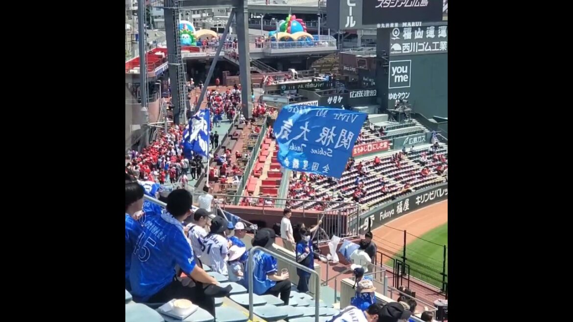 20240504　ベイスターズ応援団　関根大気選手専用旗の旗振り　#shorts@MAZDA Zoom-Zoom ｽﾀｼﾞｱﾑ広島･ﾋﾞｼﾞﾀｰﾊﾟﾌｫｰﾏﾝｽ