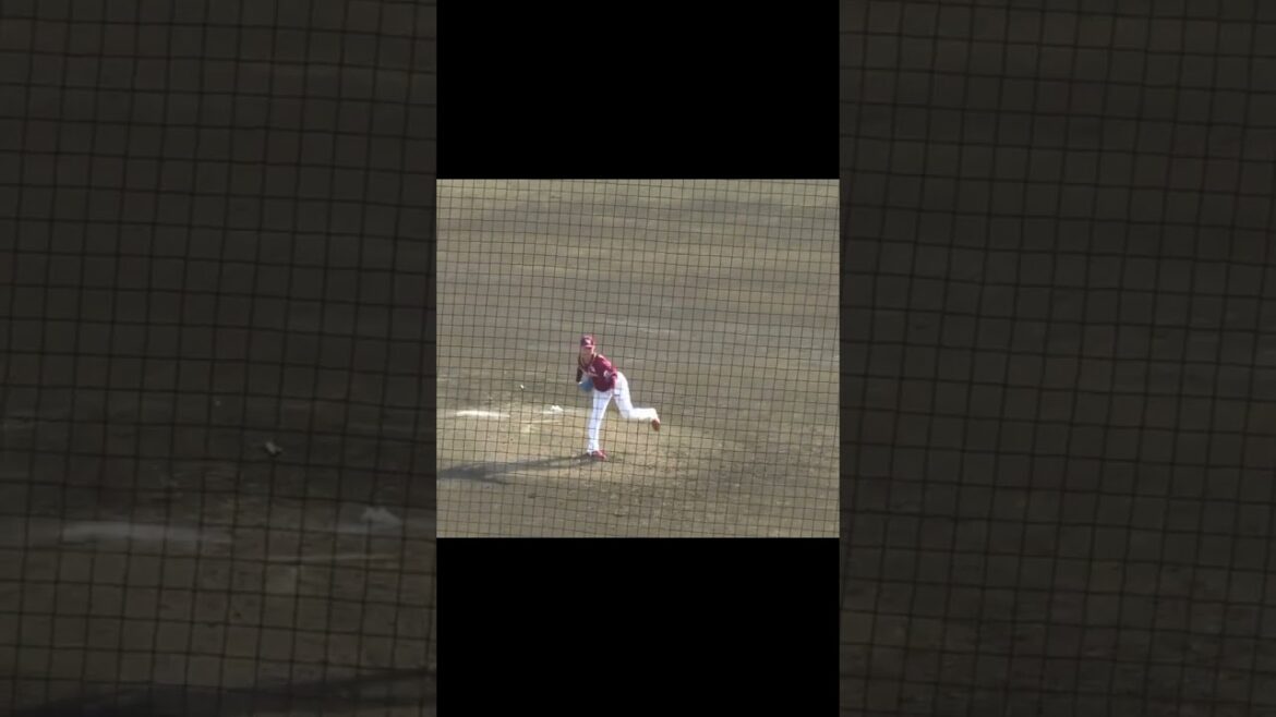 楽天 鈴木翔天ピッチングフォーム［ 読売ジャイアンツ対 東北楽天ゴールデンイーグルス 2024年3月16日］ #鈴木翔天