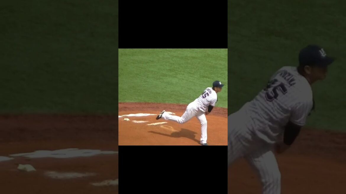 【スワローズ】小澤怜史の投球フォーム2024年3月19日