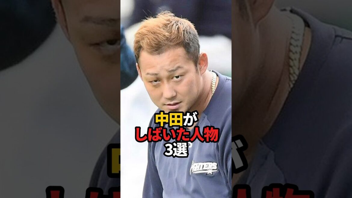 中田がしばいた人物 3選#shorts #プロ野球 #野球 #中田翔 #やきゅスト