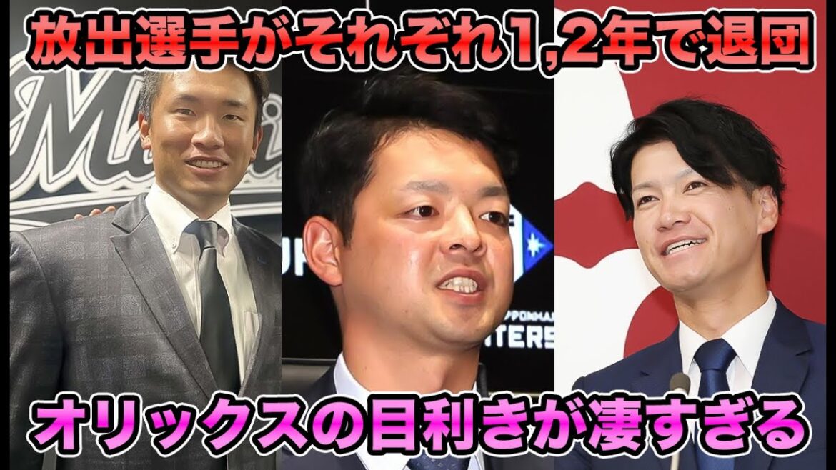 【2年で答え出る】鈴木・黒木ら衝撃の放出劇も他球団で続々構造外発表… オリの見切りが完璧すぎる【オリックスバファローズ】