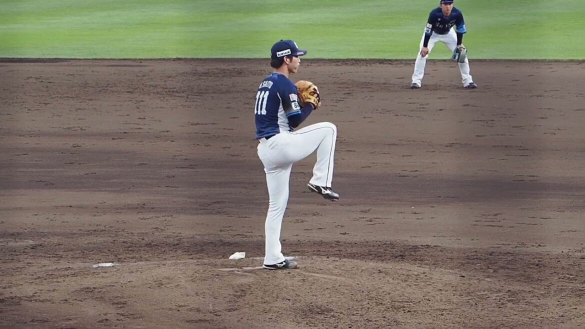 2024.04.30 読売-埼玉西武(ジャイアンツ) 齊藤大将 投球シーン