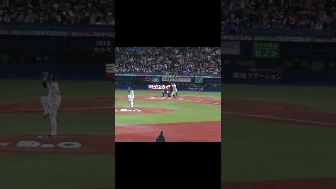 岡本和真を素晴らしい球で三振にとる高橋奎二（2024年4月11日 ヤクルトスワローズ 対 読売ジャイアンツ） #高橋奎二 #岡本和真