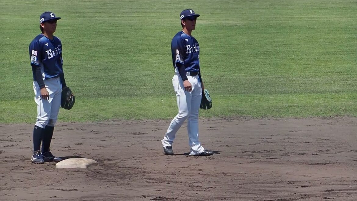 2024.05.04 BC茨城-埼玉西武(ヨシダスタジアム) 川野涼多 シートノック