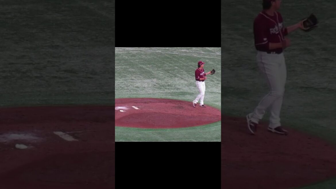 【イーグルス】藤平尚真ピッチングフォーム  東京ドーム2024年3月23日 読売ジャイアンツ対 楽天ゴールデンイーグルス #藤平尚真 #楽天