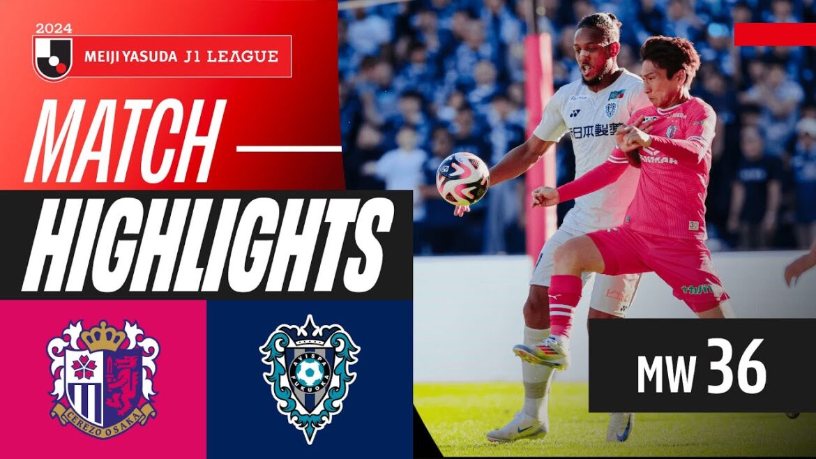 Marvelous Tanaka Rocket! | Cerezo Osaka 1-0 Avispa Fukuoka | 2024 J1 LEAGUE HIGHLIGHTS | MW 36 Marvelous Tanaka Rocket! | Cerezo Osaka 1-0 Avispa Fukuoka | 2024 J1 LEAGUE HIGHLIGHTS | MW 36